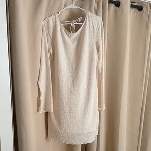 Cream Long Sleeve Dress - Wild Fable NWT